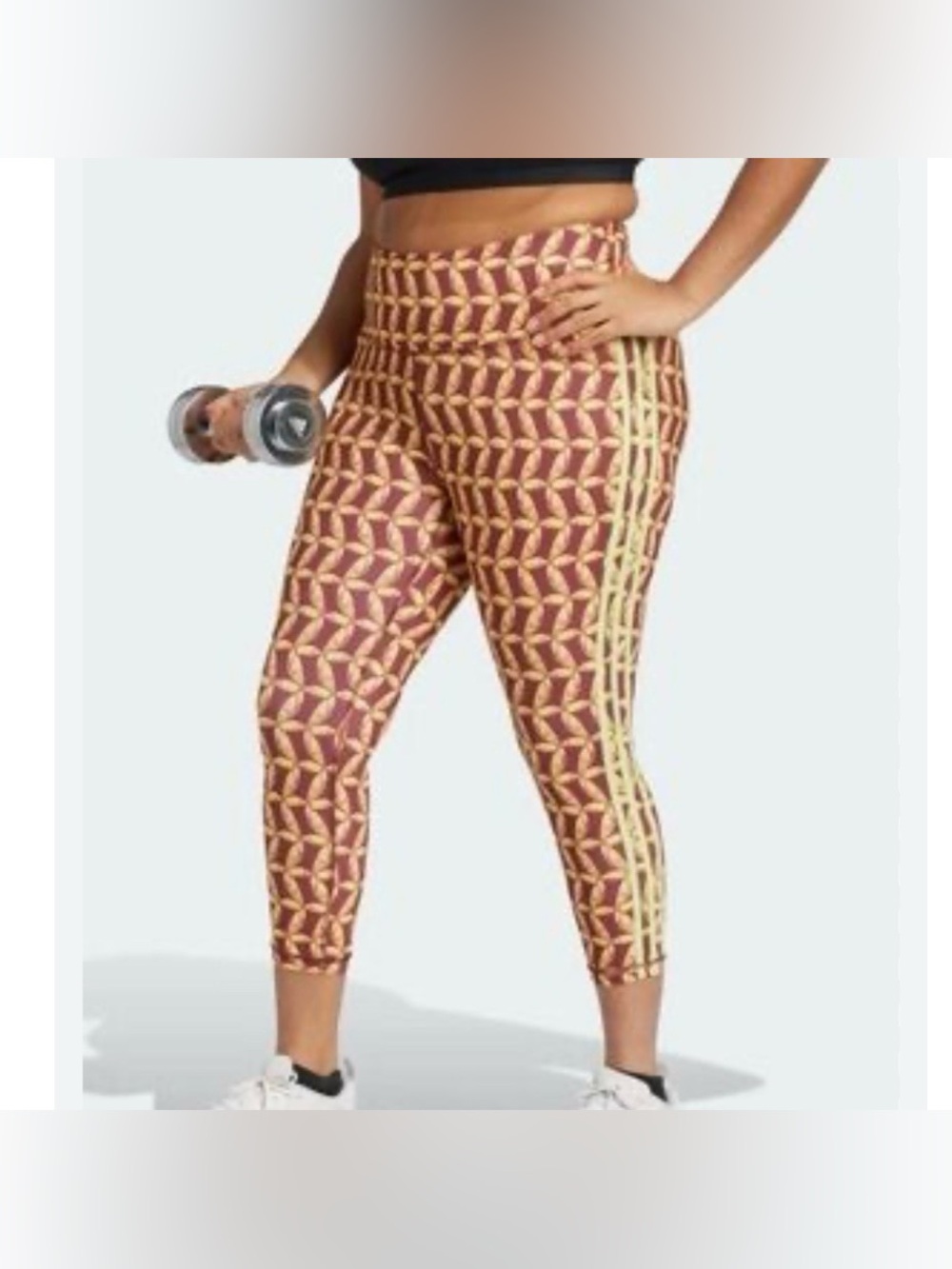 NWT adidas x FARM Rio 7/8 Training Leggings Size 3X